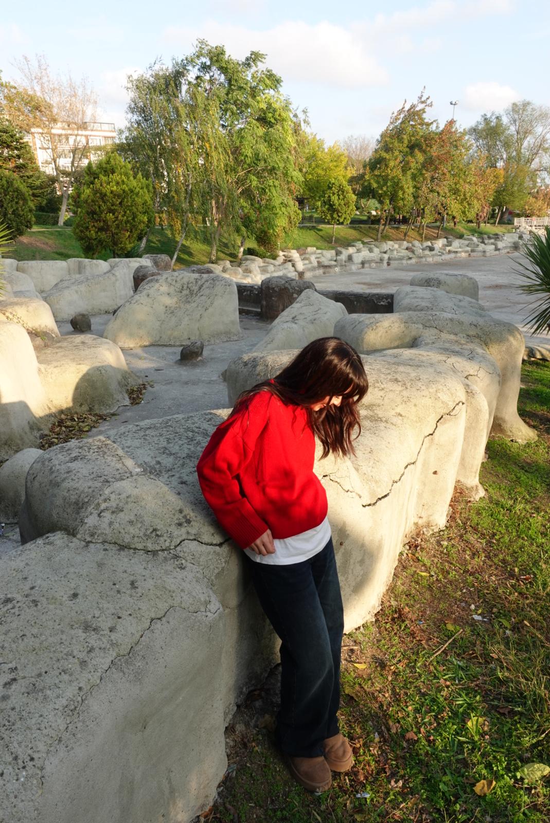 Bisiklet yaka triko kazak