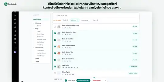 BedenLab - Beden Öneri Sistemi ekran görüntüsü 5