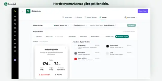 BedenLab - Beden Öneri Sistemi ekran görüntüsü 8
