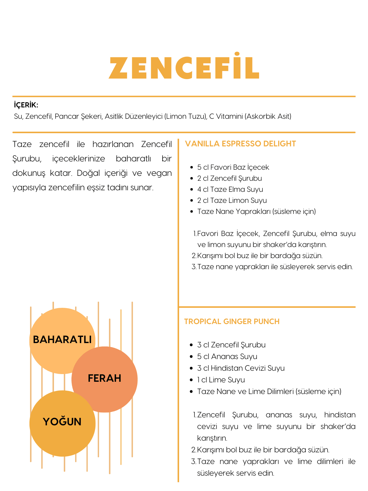 Zencefil Şurubu 125 ml