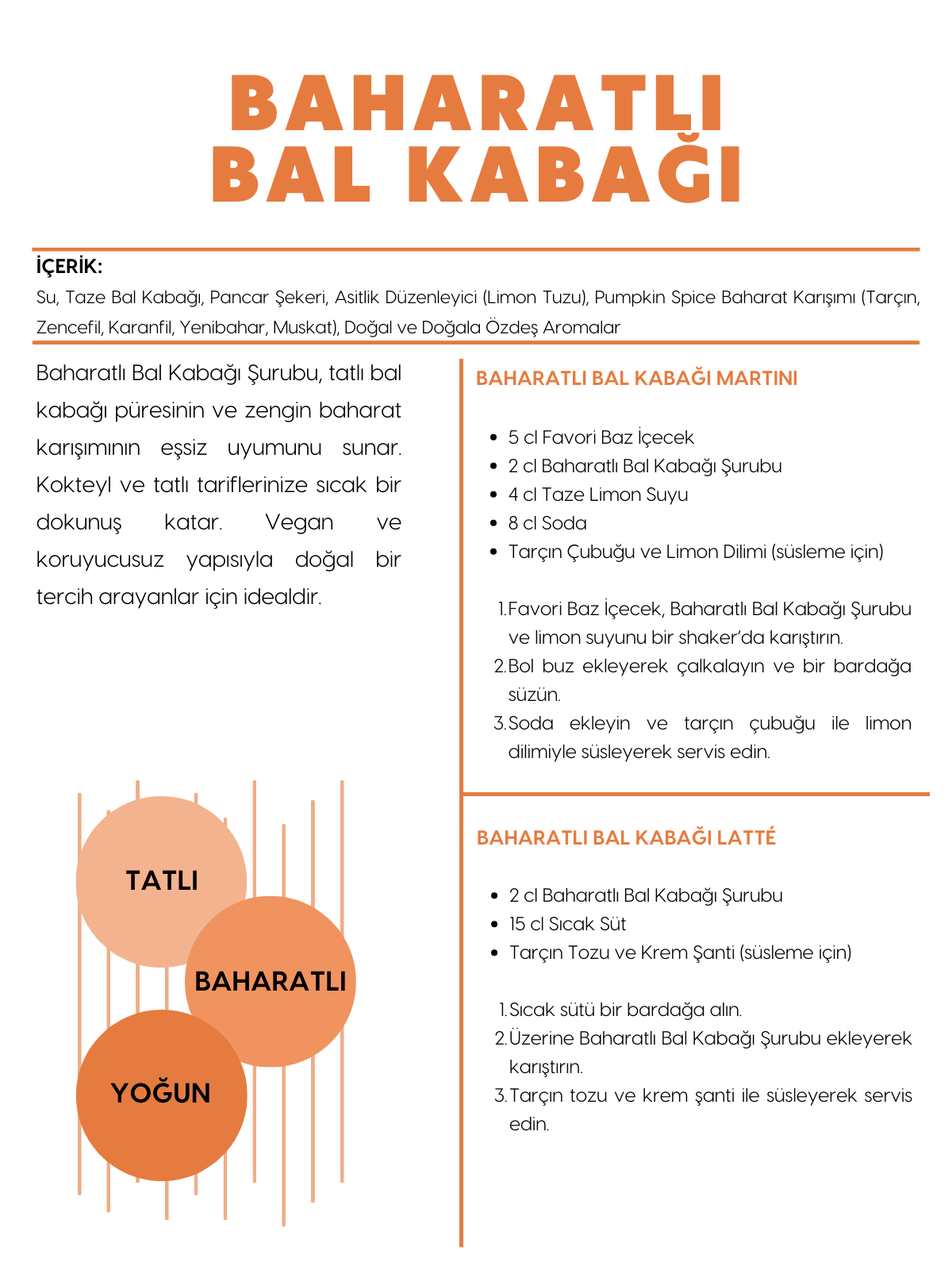 Baharatlı Bal Kabağı Şurubu 1000 ml