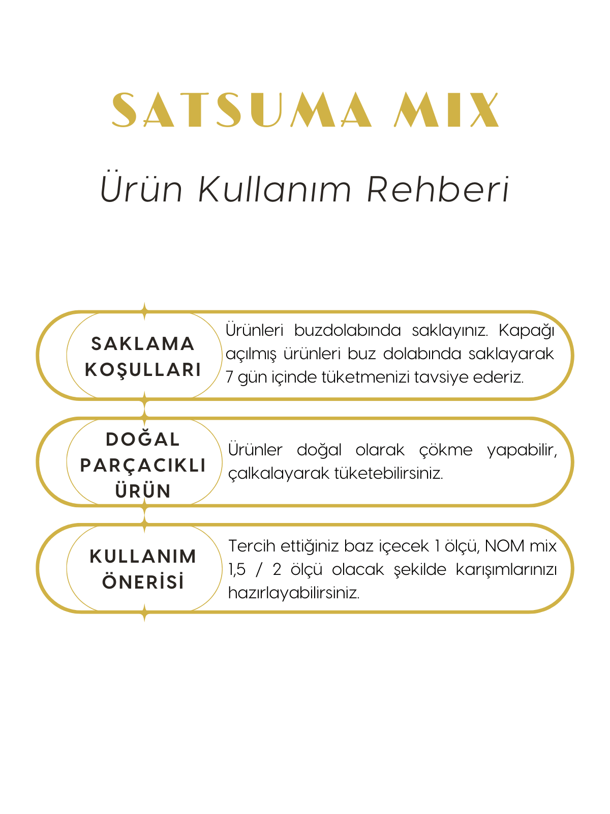 Satsuma Cocktail Mix 1000 ml