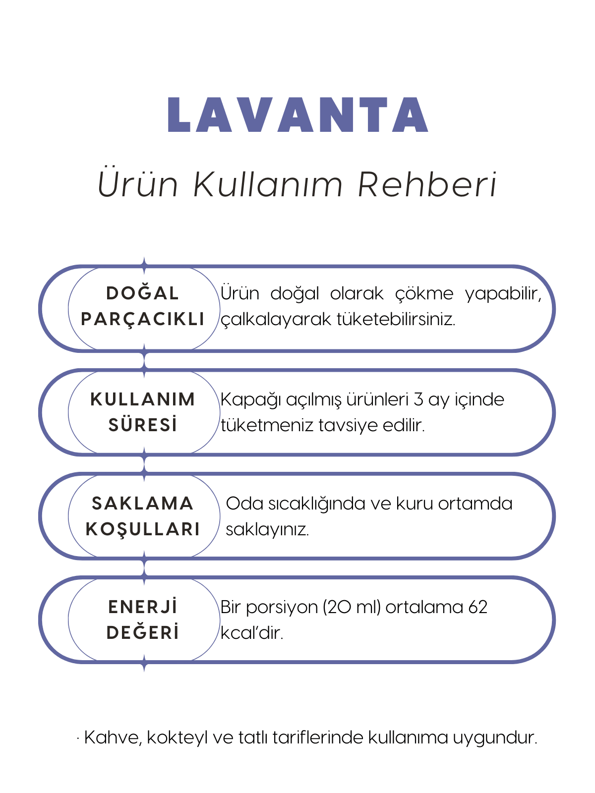 Lavanta Şurubu 500 ml