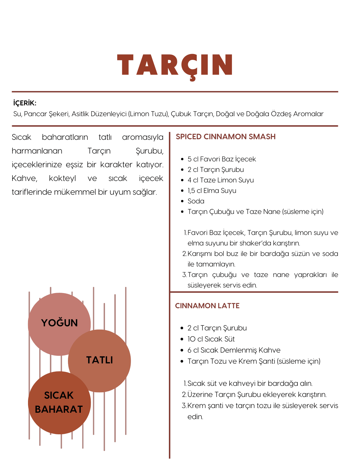 Tarçın Şurubu 1000 ml