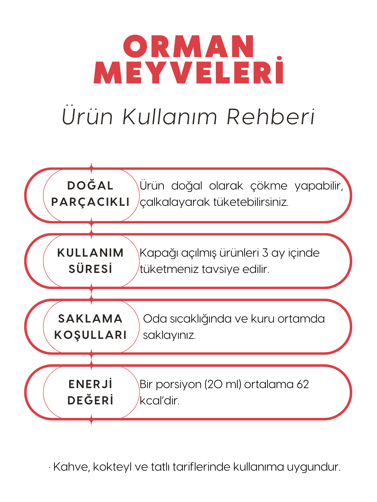 Orman Meyveleri Şurubu 250 ml