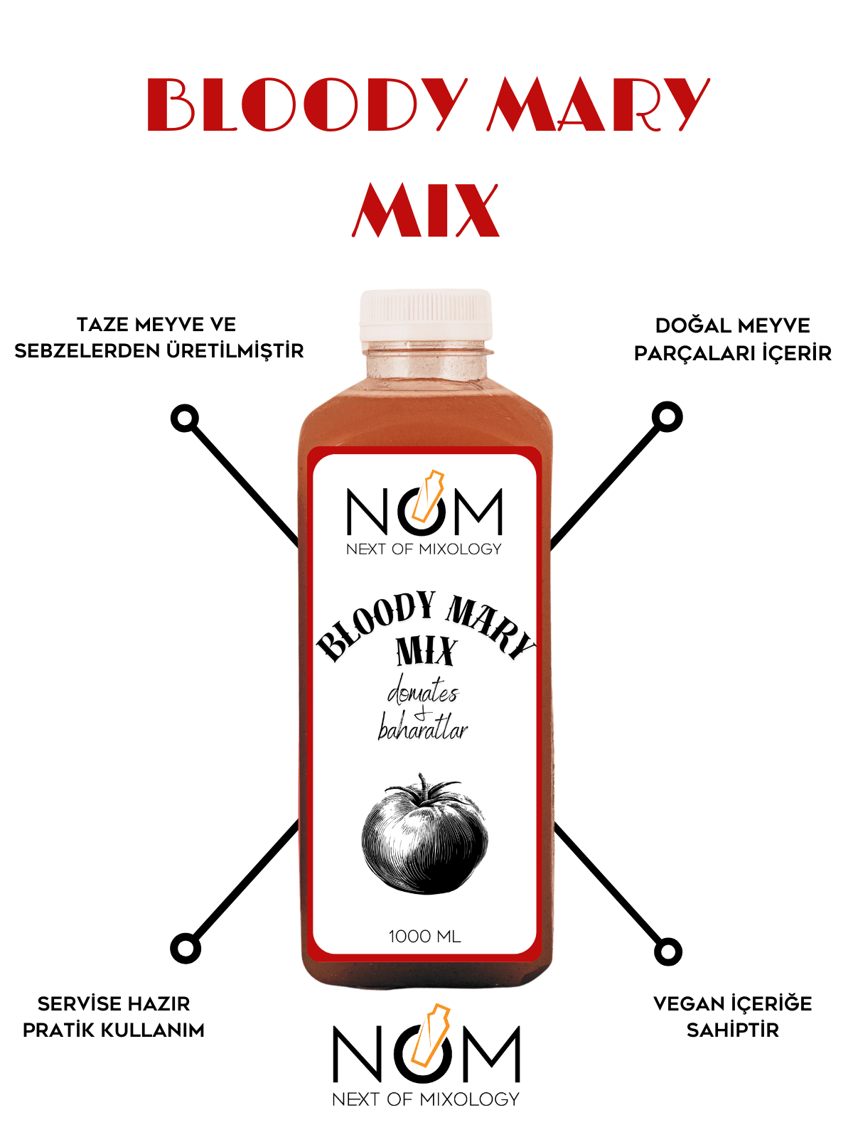 Bloody Mary Cocktail Mix 1000 ml