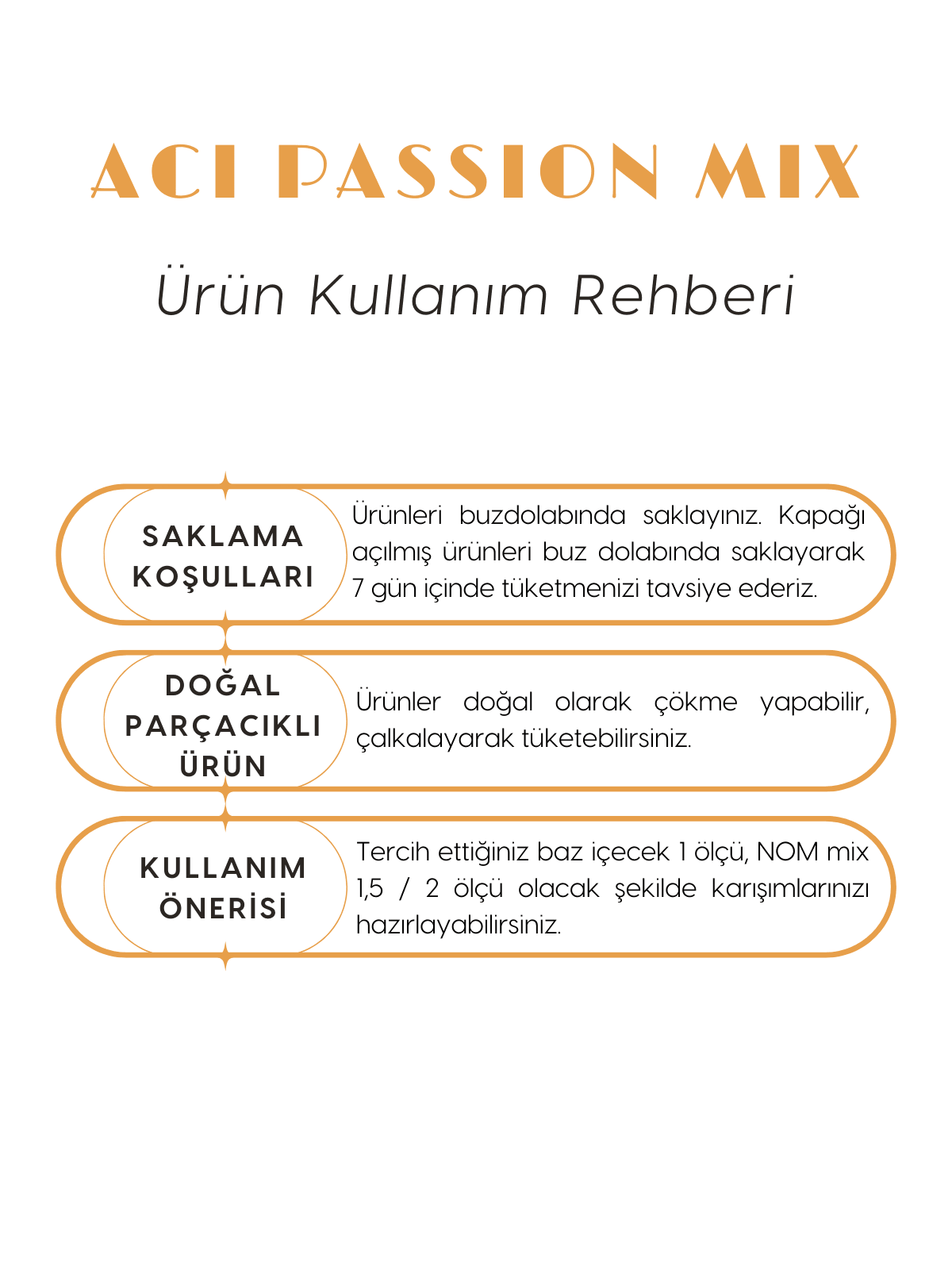 Acı Passion Cocktail Mix 500 ml