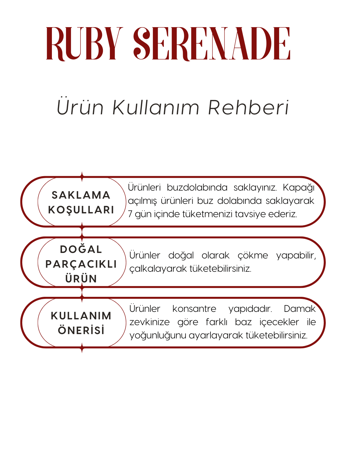 Ruby Serenade Sıcak İçecek Özü 750 ml