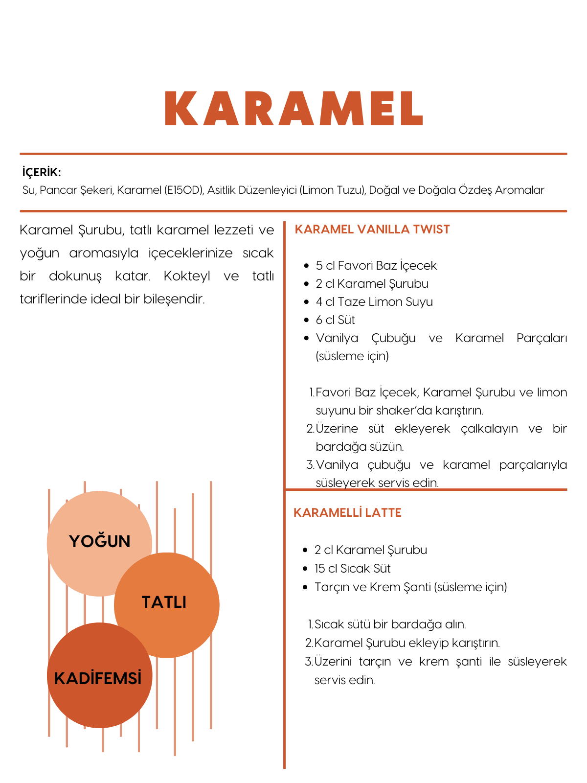 Karamel Şurubu 500 ml