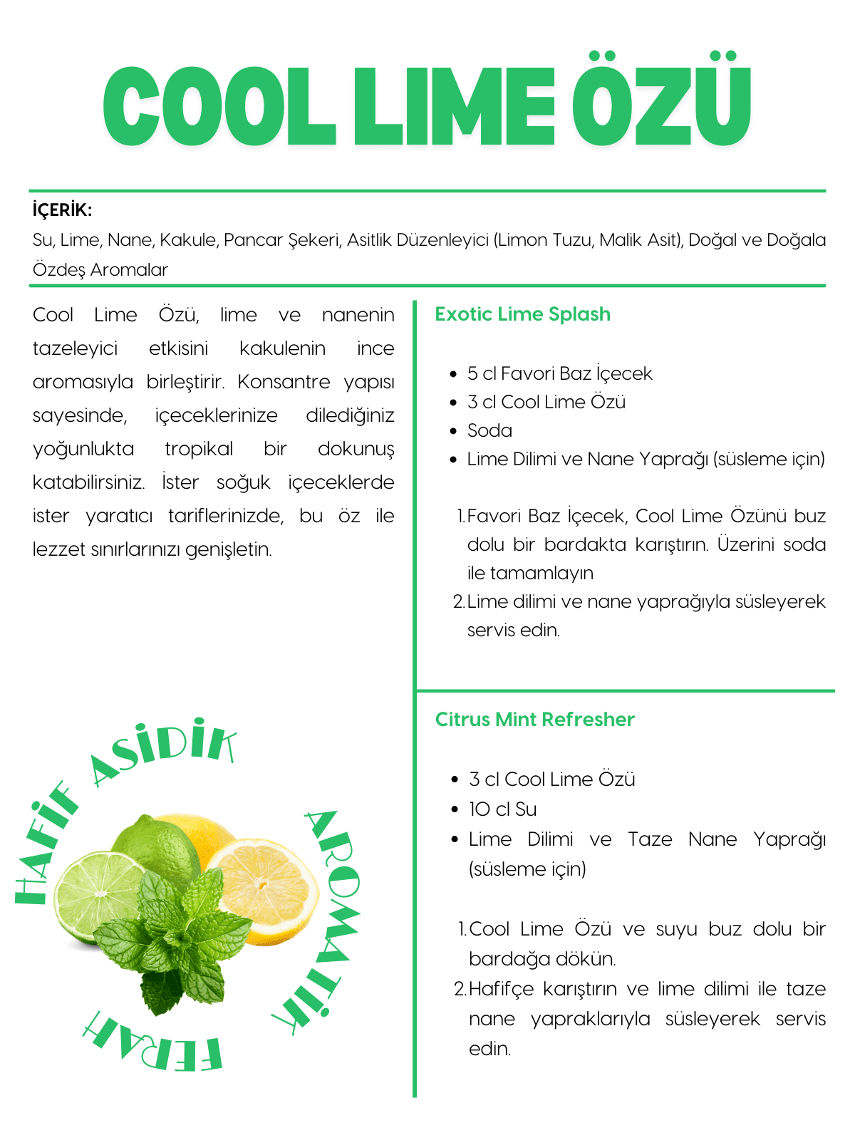 Cool Lime Özü 500 ml