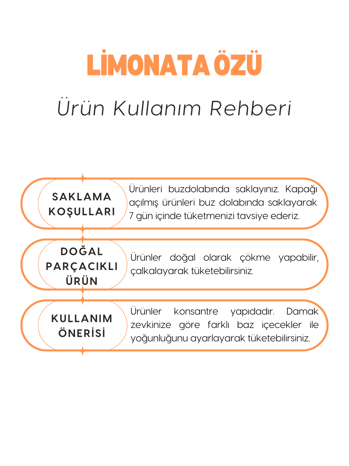 Limonata Özü 500 ml