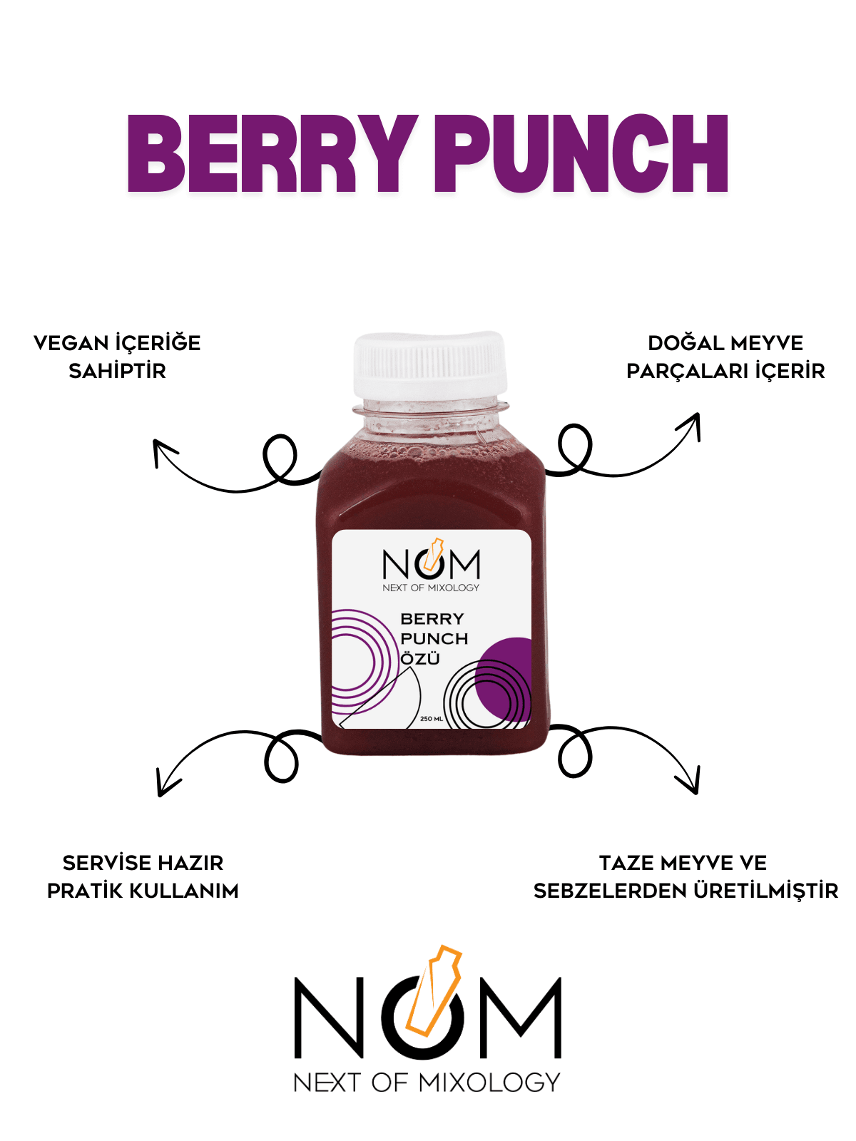 Berry Punch Özü 250 ml