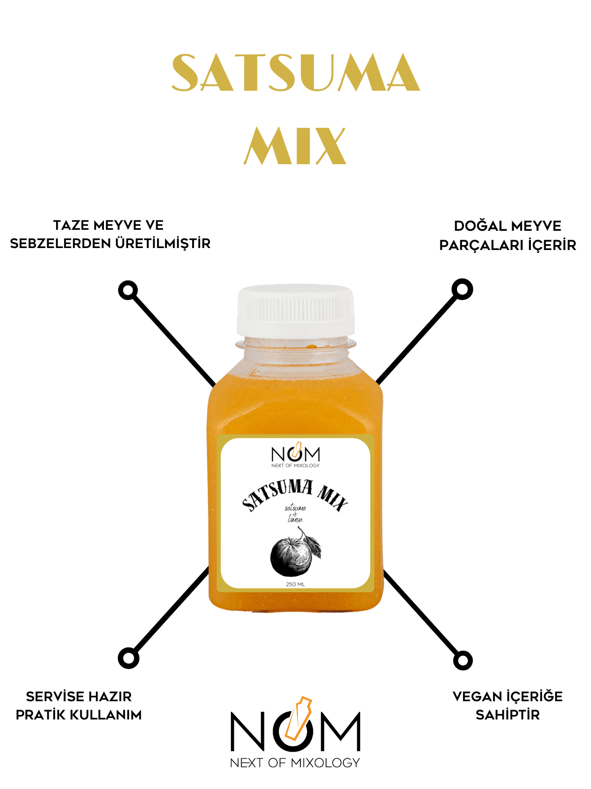 Satsuma Cocktail Mix 250 ml