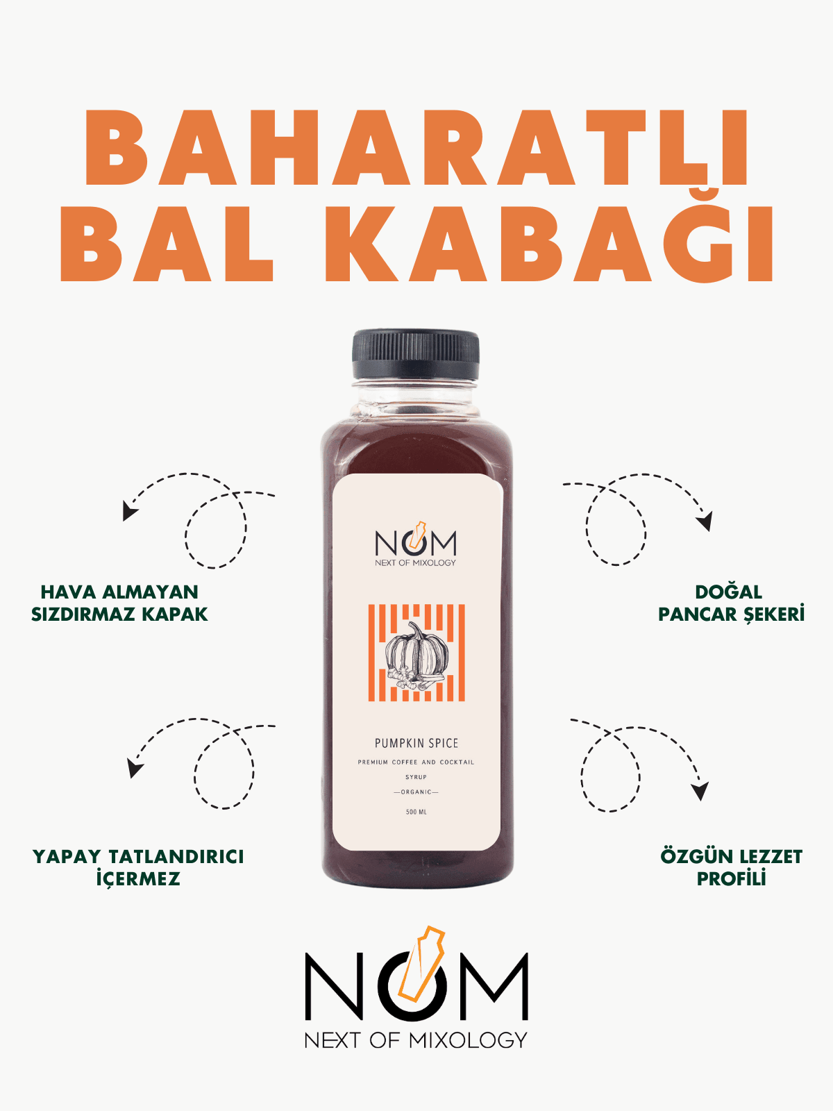 Baharatlı Bal Kabağı Şurubu 500 ml