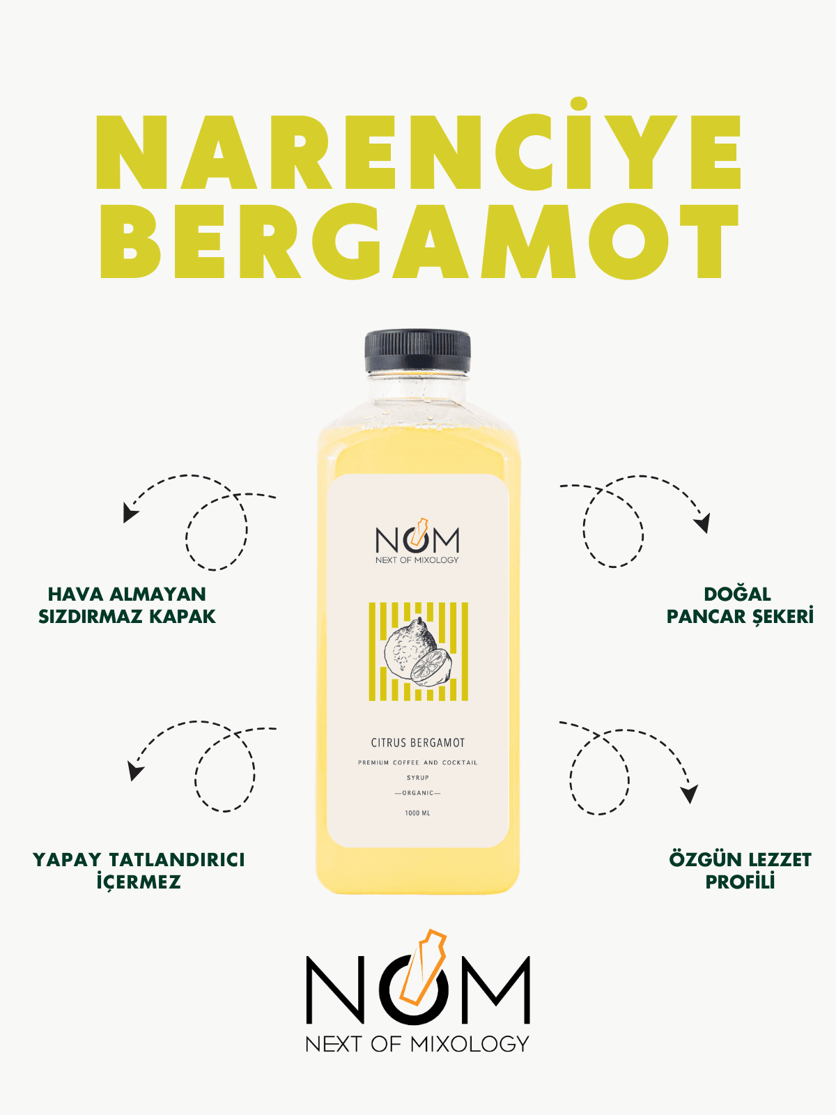 Narenciye Bergamot Şurubu 1000 ml