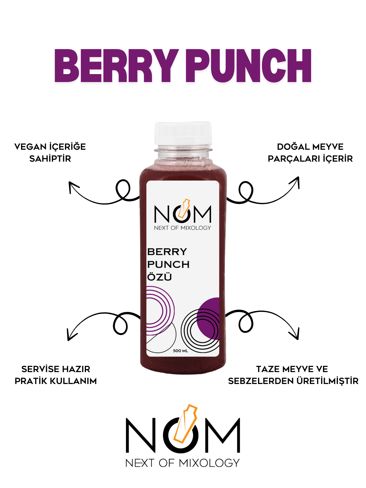 Berry Punch Özü 500 ml