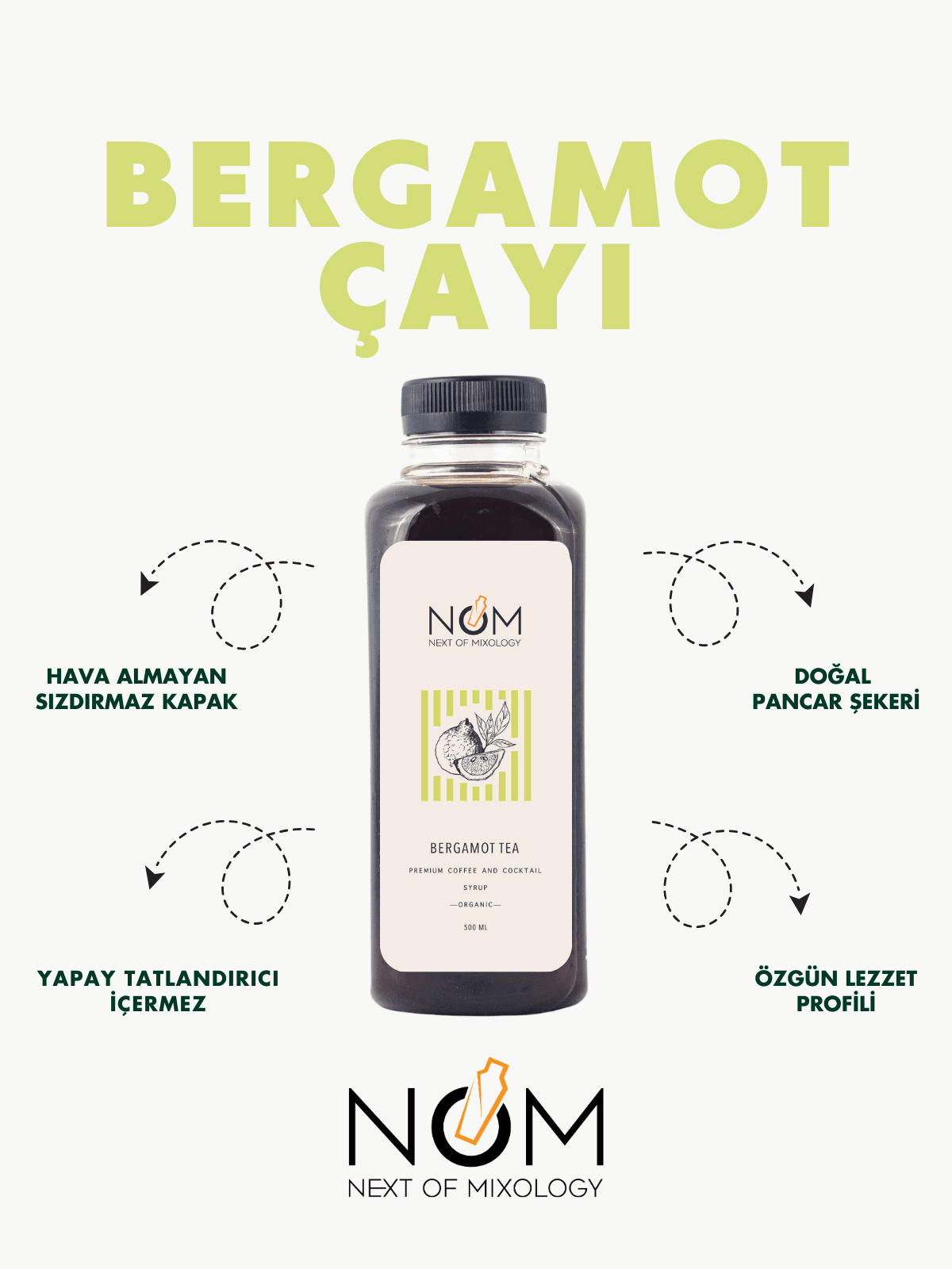 Bergamot Çayı Şurubu 500 ml