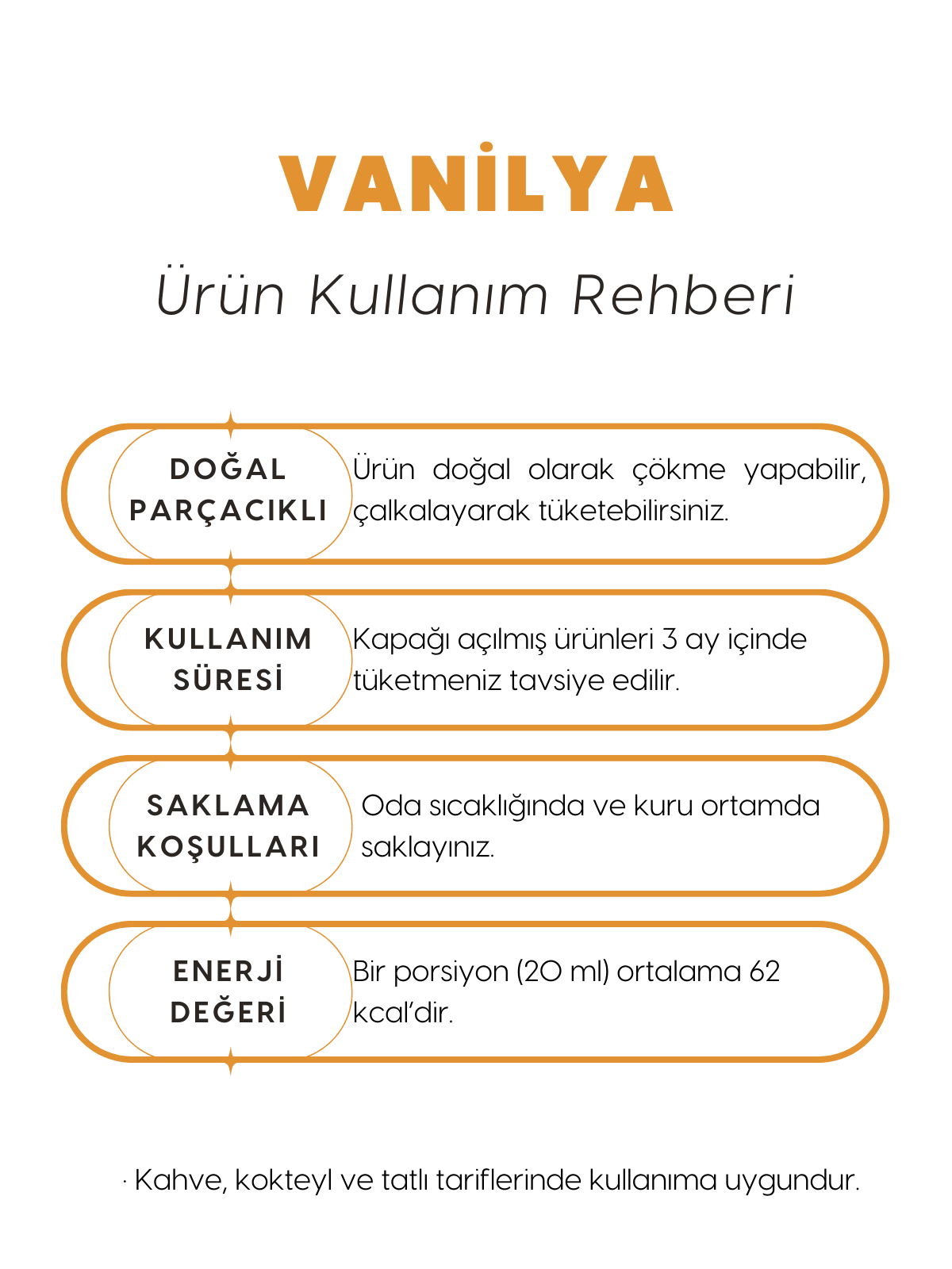 Vanilya Şurubu 125 ml