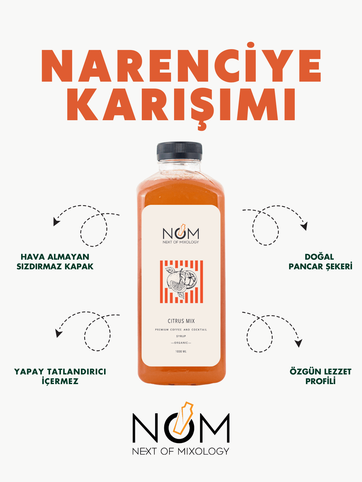 Narenciye Karışımı Şurubu 1000 ml