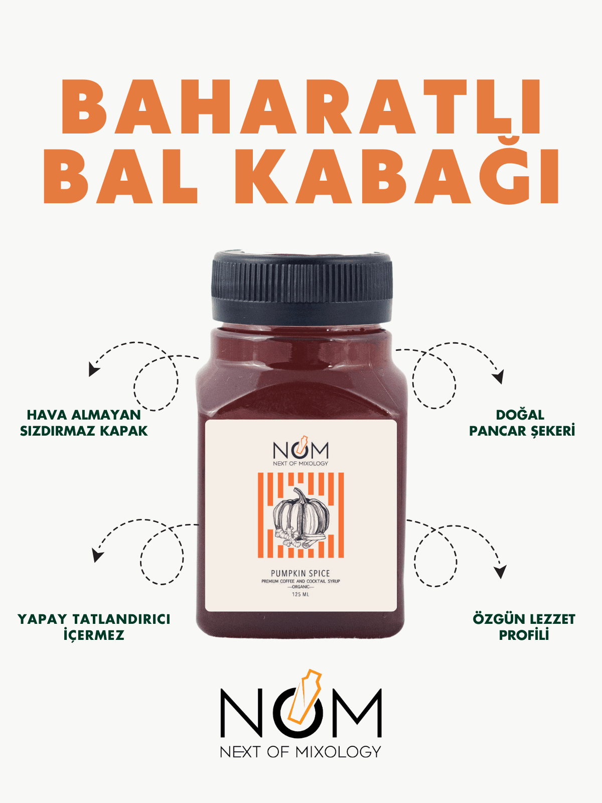 Baharatlı Bal Kabağı Şurubu 125 ml