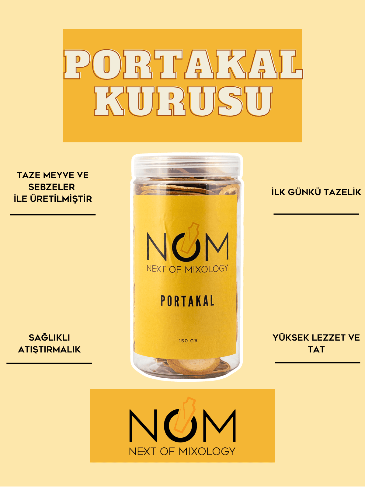 Portakal Kurusu 150 gr