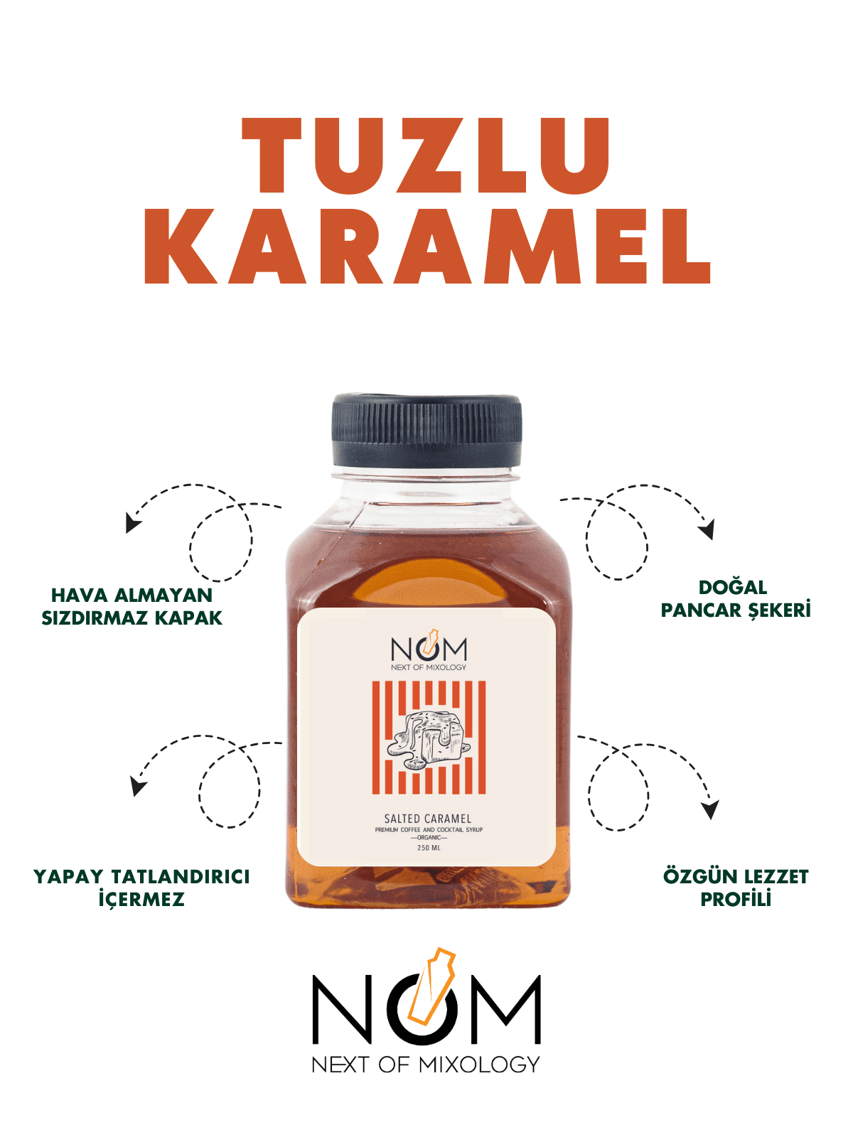 Tuzlu Karamel Şurubu 250 ml