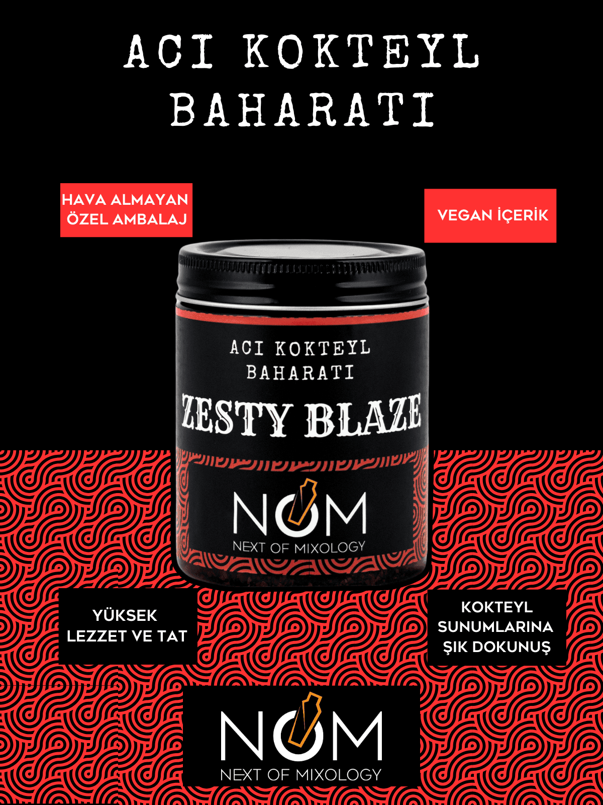 Acı Kokteyl Baharatı 100 gr (Zesty Blaze)