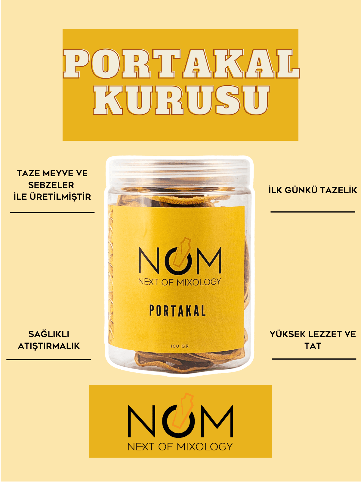 Portakal Kurusu 100 gr