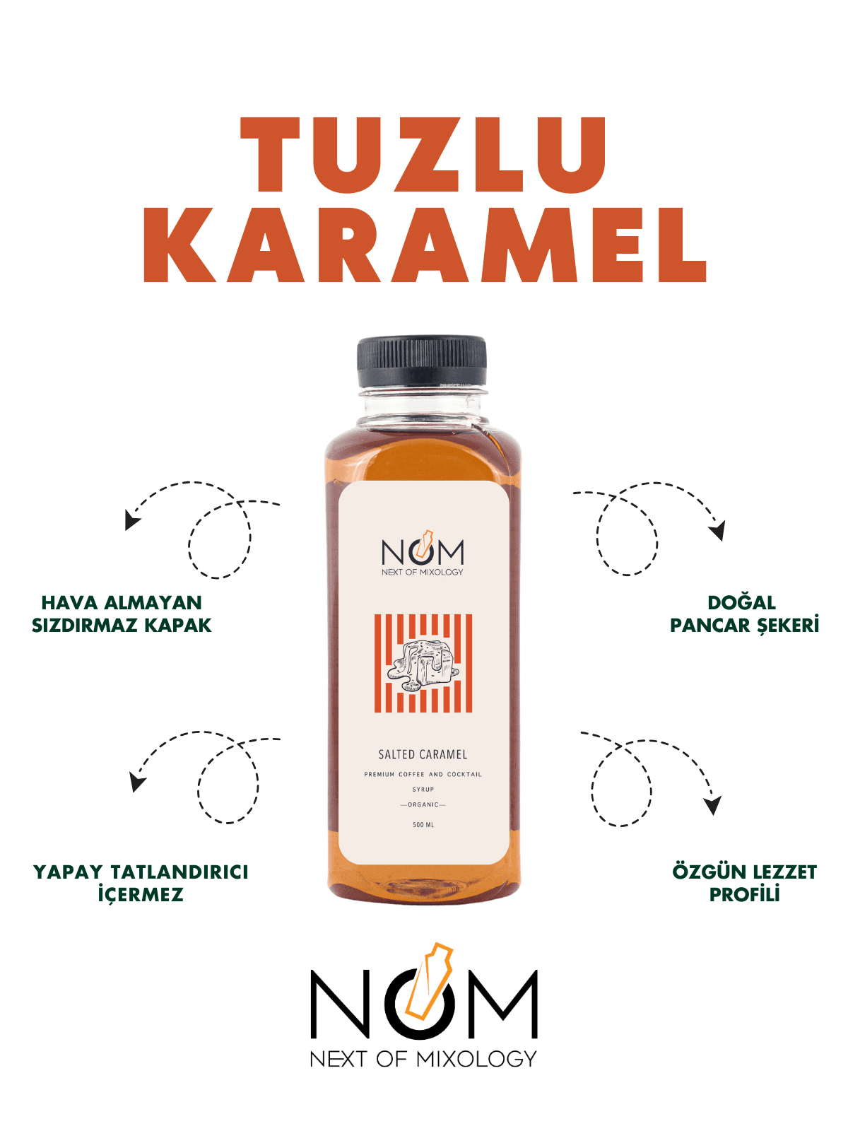 Tuzlu Karamel Şurubu 500 ml