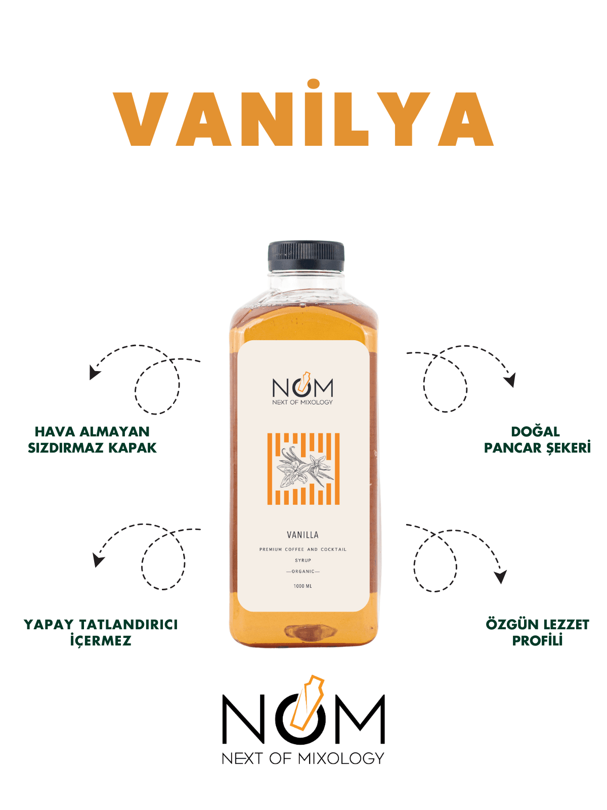 Vanilya Şurubu 1000 ml