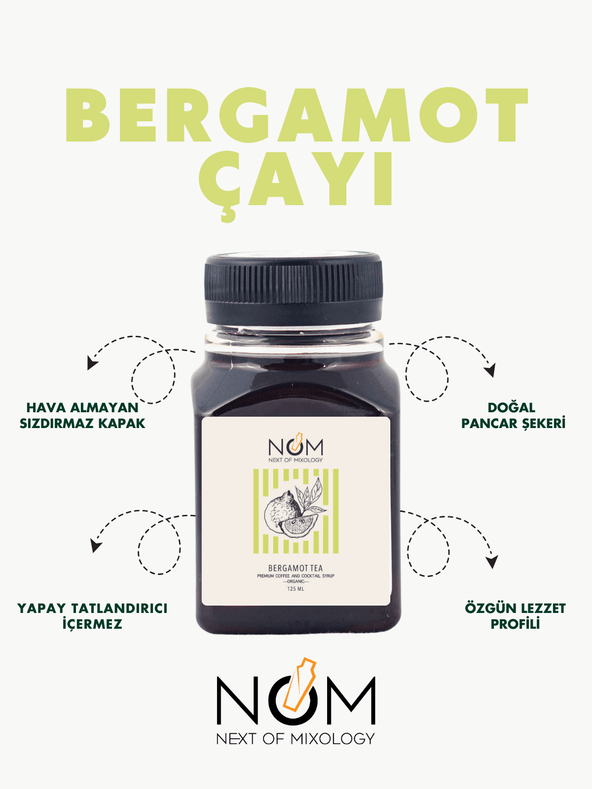 Bergamot Çayı Şurubu 125 ml