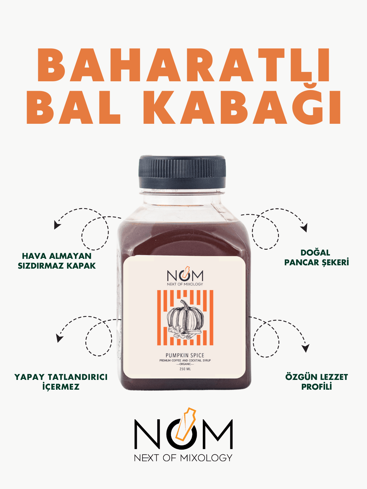 Baharatlı Bal Kabağı Şurubu 250 ml