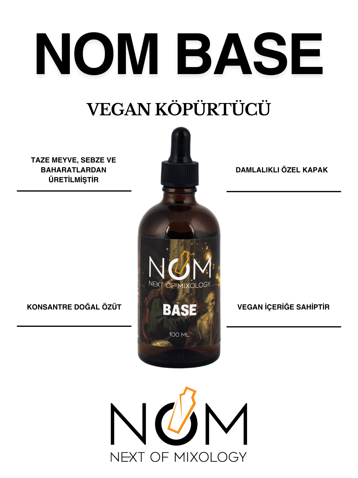 NOM BASE 100 ml (Vegan Cocktail Foamer)