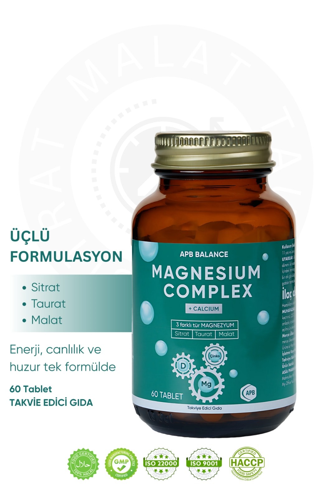 APB BALANCE MAGNEZYUM COMPLEX 60 TABLET