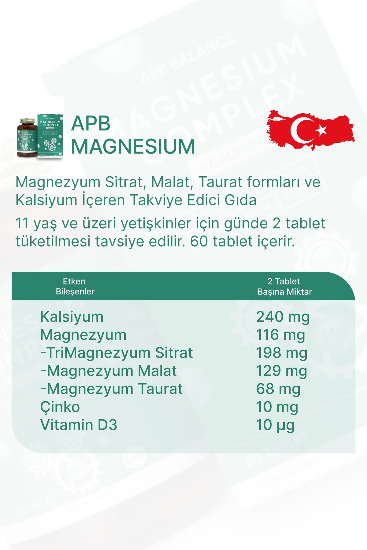 APB BALANCE MAGNEZYUM .+APB BALANCE OMEGA 3+APB BALANCE MULTIVITAMIN COMPLEX 60 KAP.