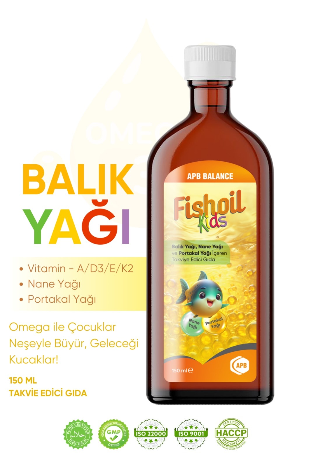 Apb Balance Fıshoıl Kıds 150 ml
