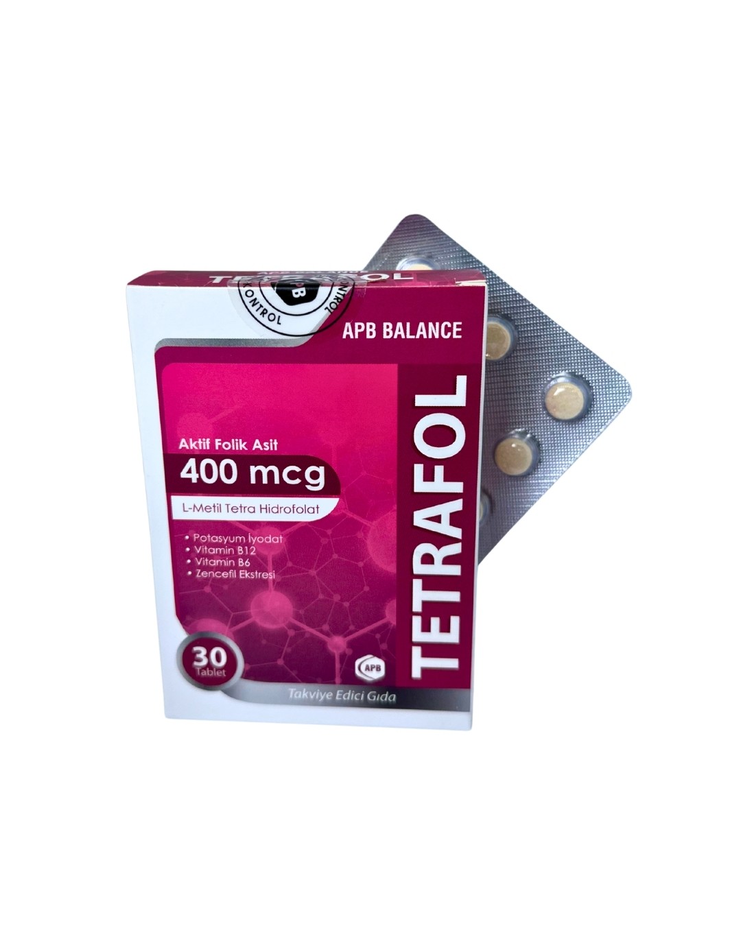 Folik Asit Tetrafol - 30 Tablet