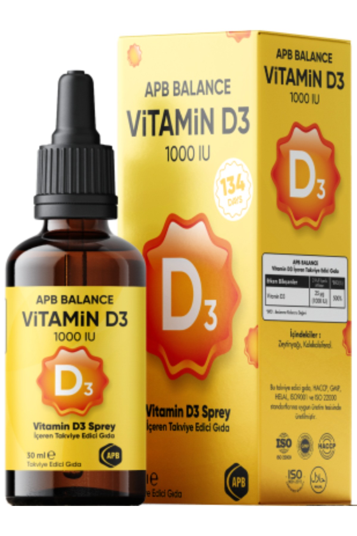 VİTAMİN D3 1000 IU 30 ML