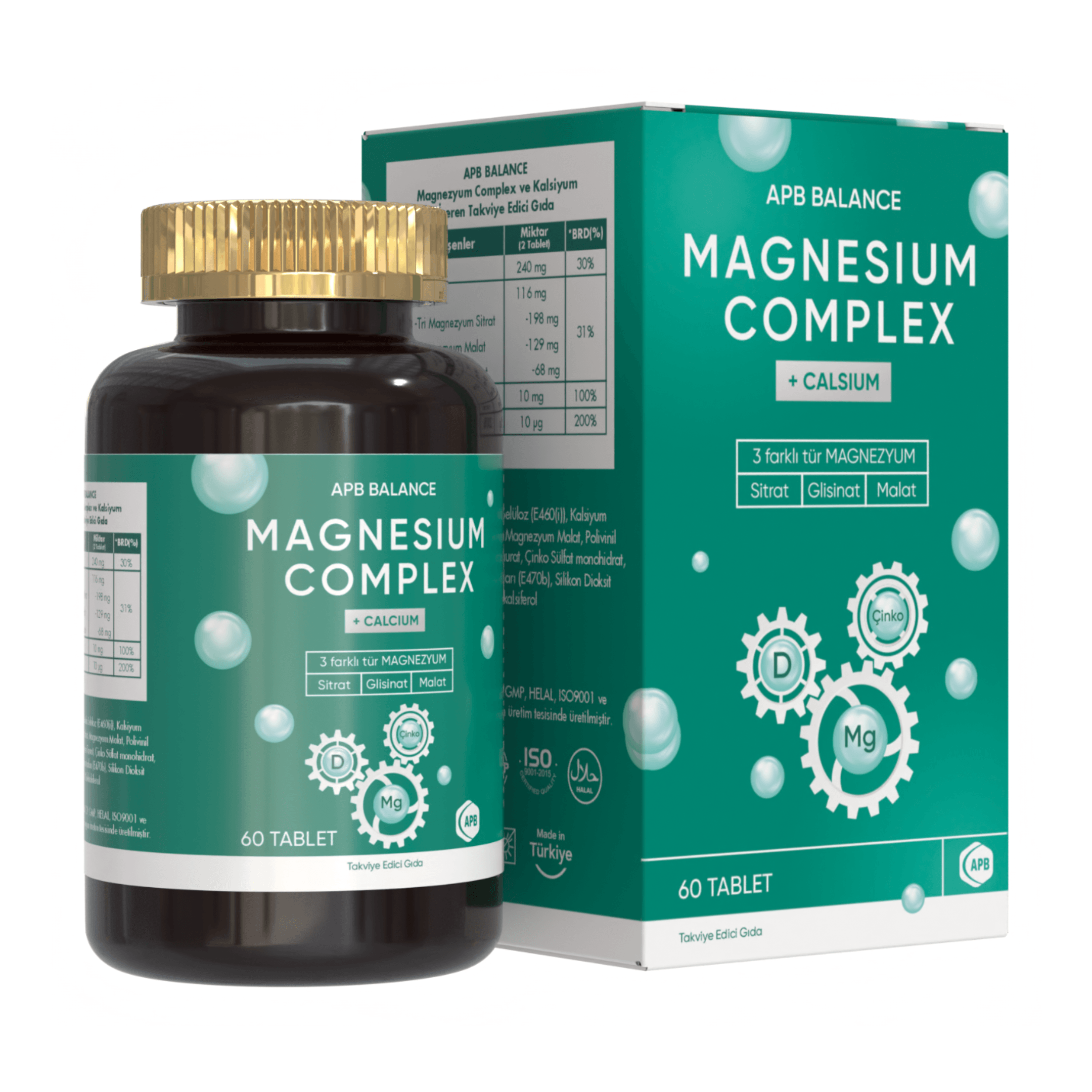 APB BALANCE MAGNEZYUM COMPLEX 60 TABLET
