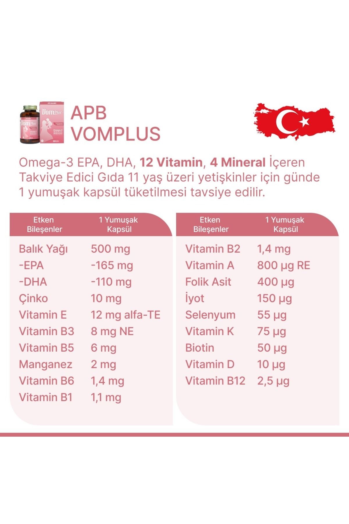 Asia Pharm Balance Vom Plus 30 Soft Gel