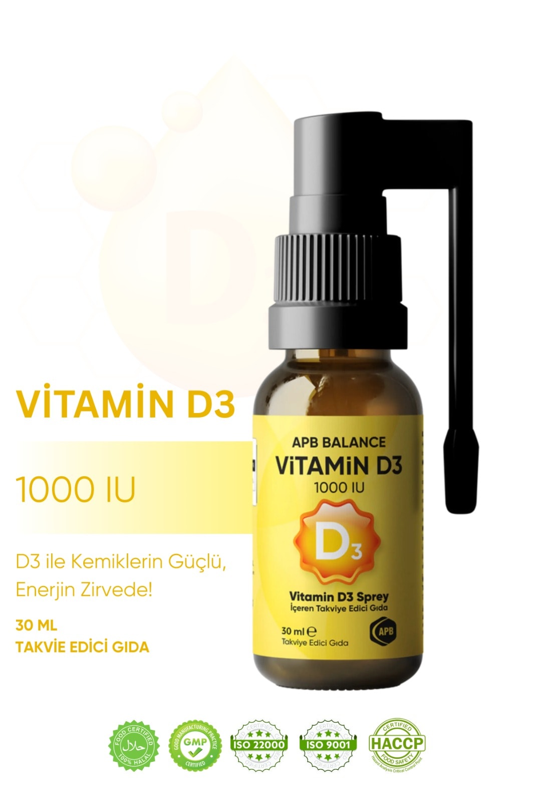VİTAMİN D3 1000 IU 30 ML