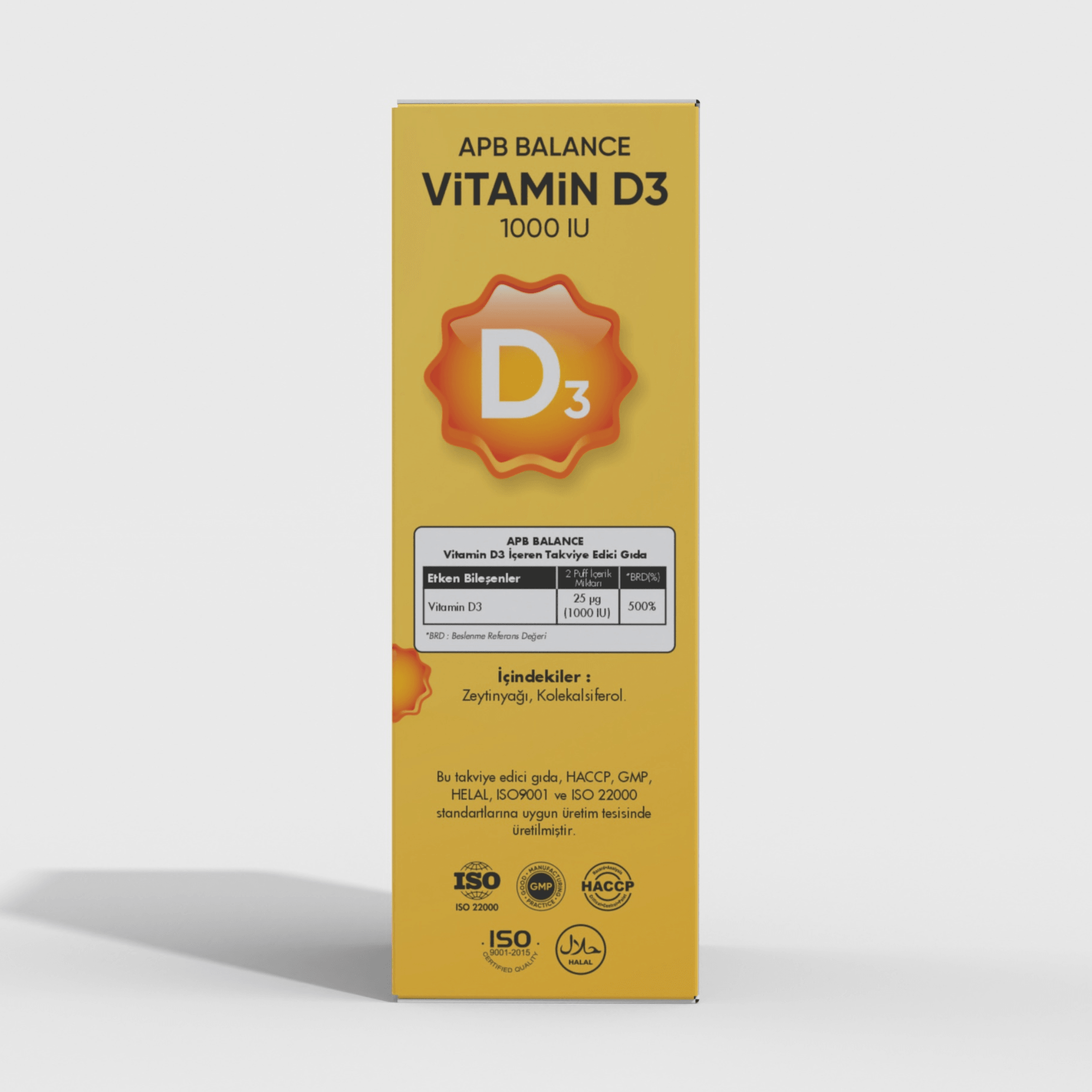 VİTAMİN D3 1000 IU 30 ML
