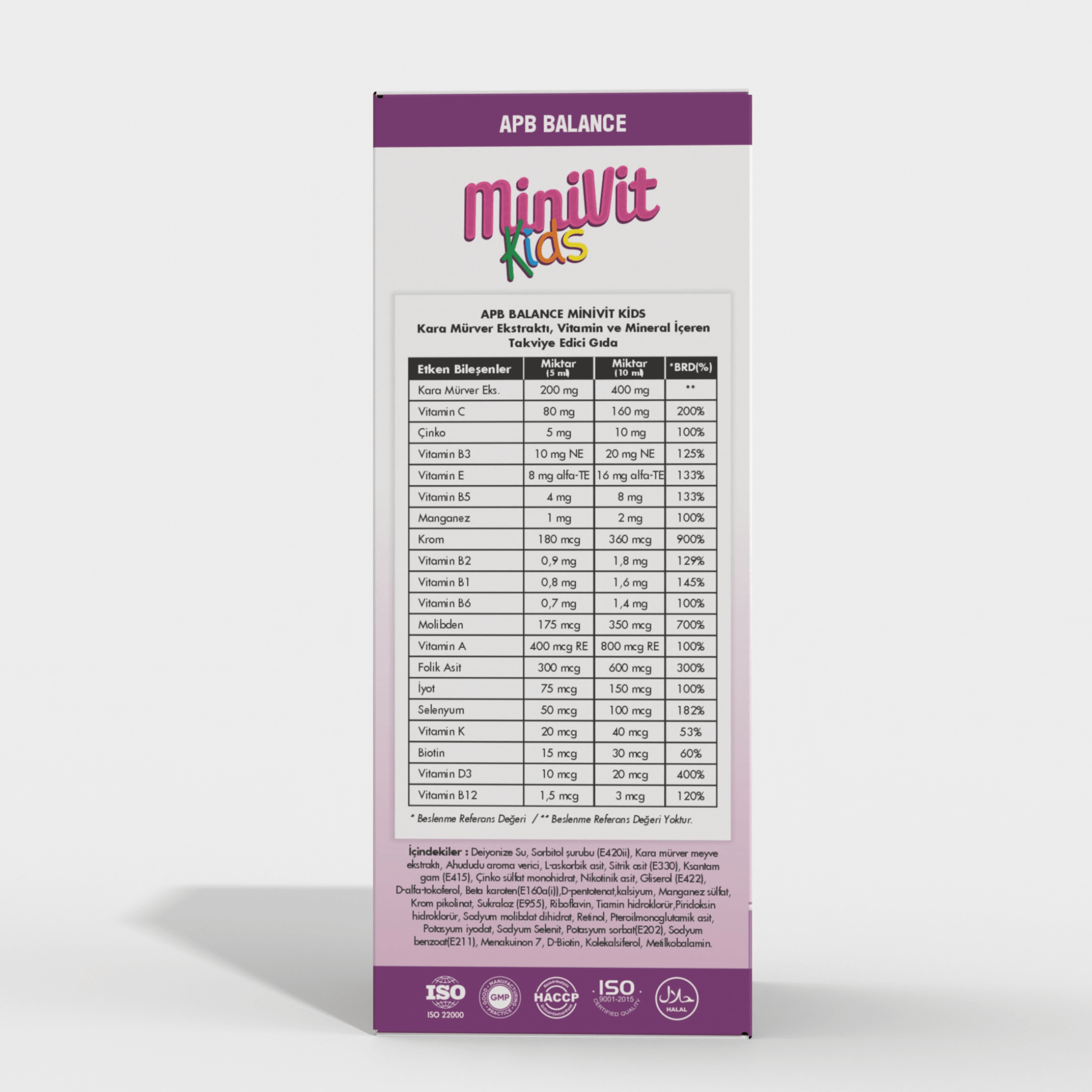APB Balance Minivit Kids 150 ML