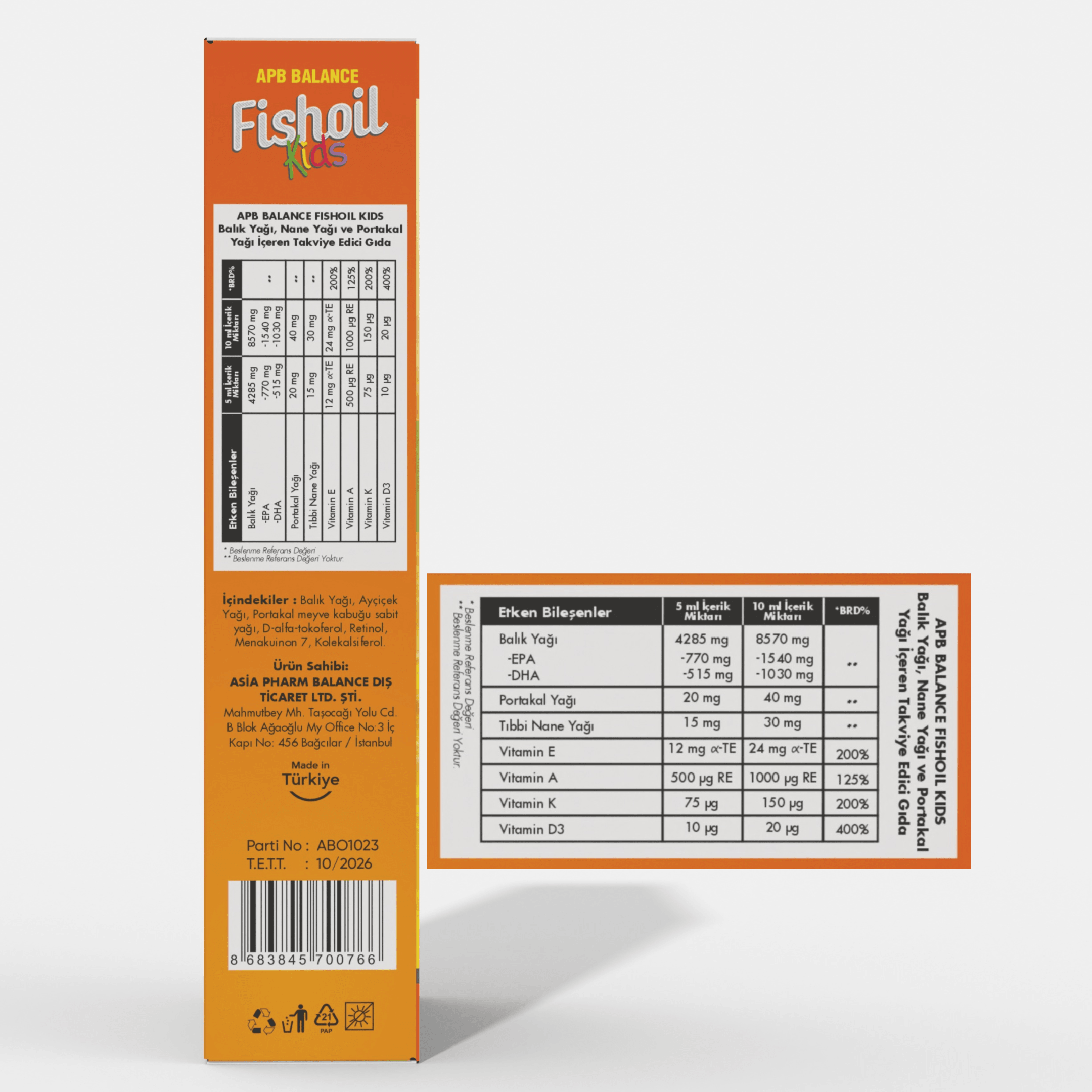 Apb Balance Fıshoıl Kıds 150 ml