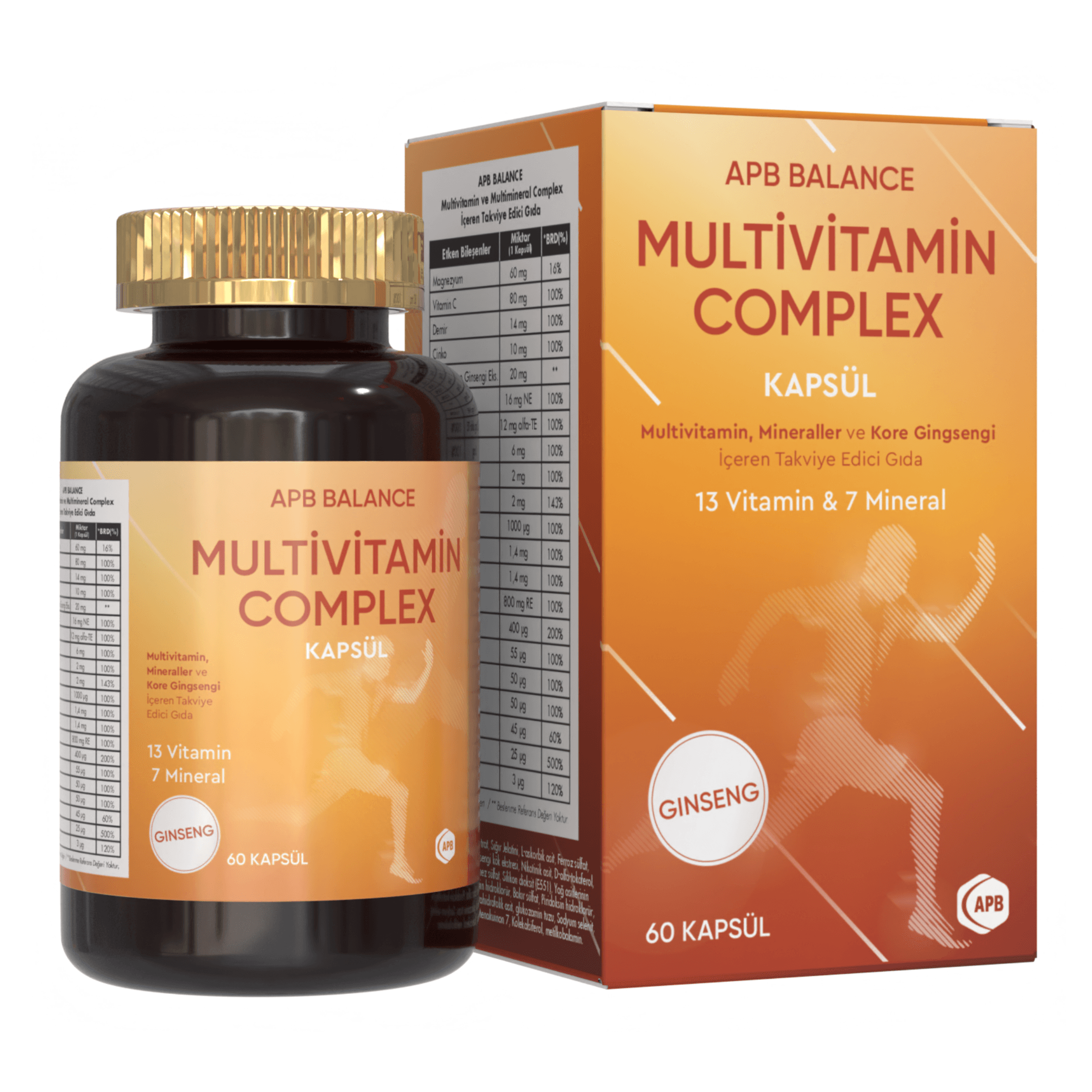 Asia Pharm Balance Multivitamin Komplex 60 Cap.