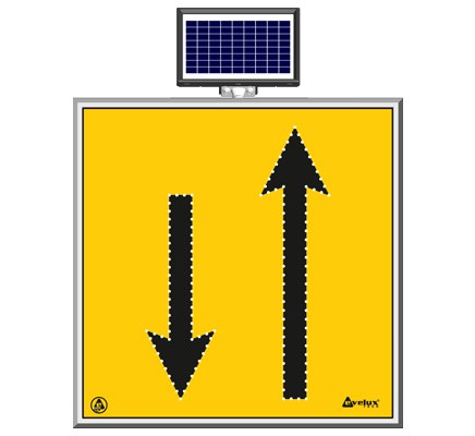 Solar LED'li Yol Bakım Levhaları (AL) 11600 S-LD Ş11