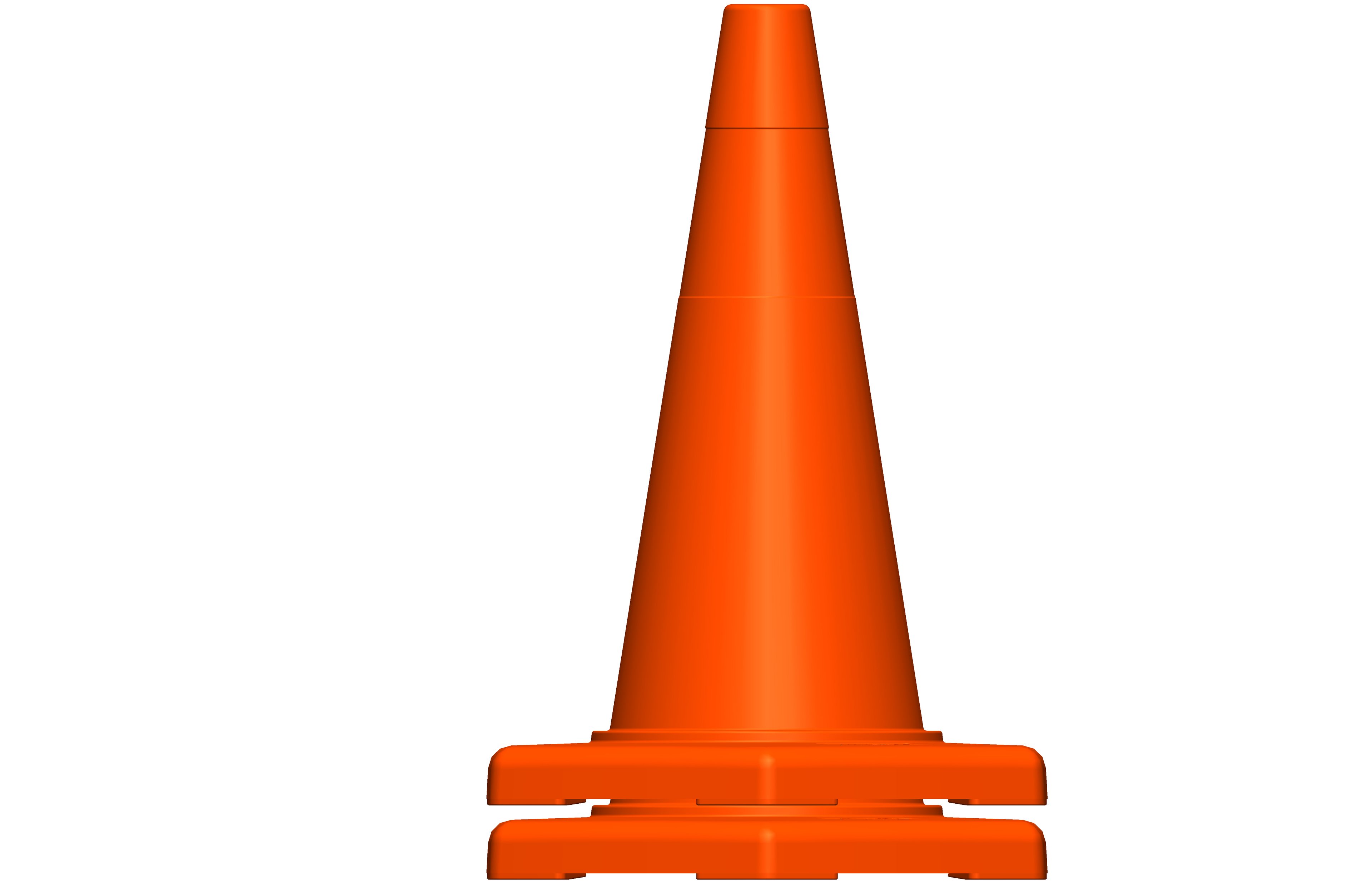 Trafik Konisi PVC 12317 TK 50 cm