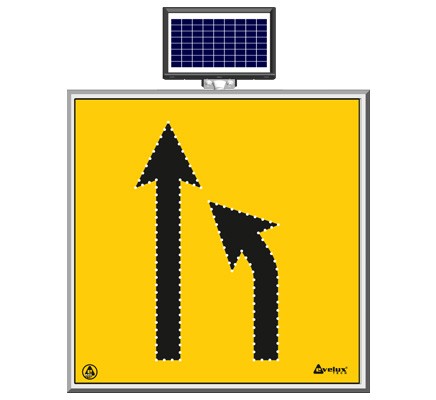 Solar LED'li Yol Bakım Levhaları (AL) 11600 S-LD Ş12