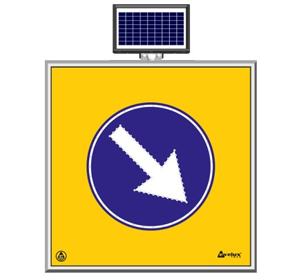 Solar LED'li Yol Bakım Levhaları (AL) 11600 S-LD Ş18