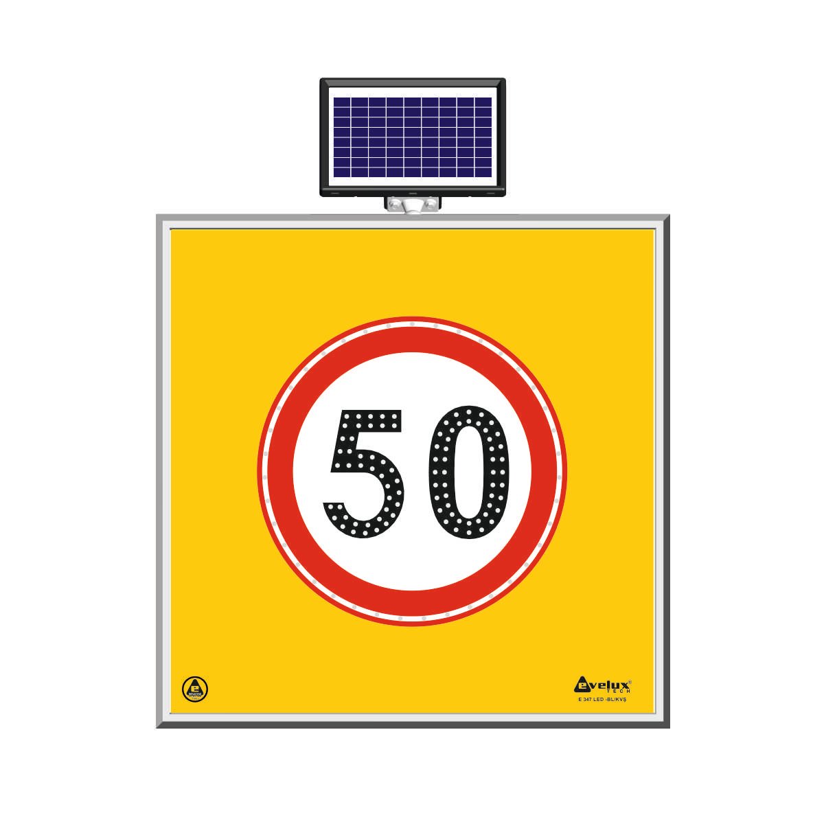 Solar LED'li Yol Bakım Levhası 11700 S-LD - Ş6